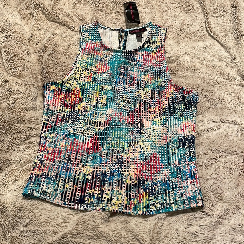 Material girl tank top